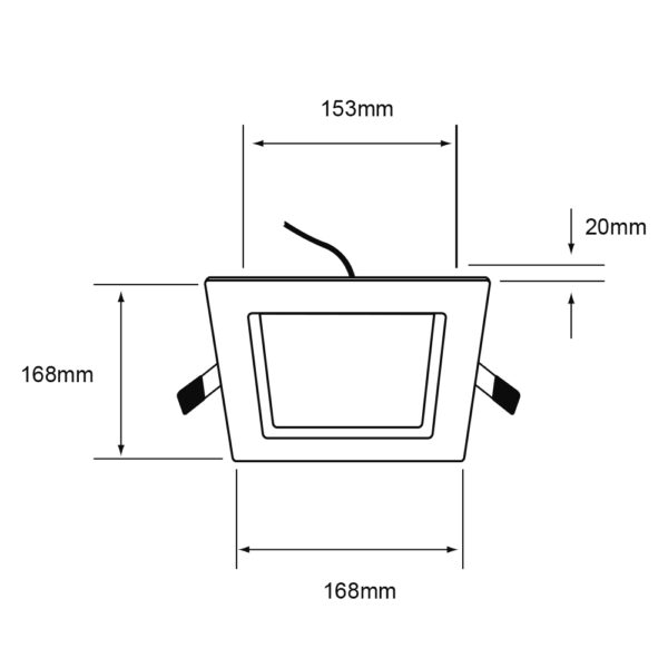Lampara Panel Led 12w - Imagen 3