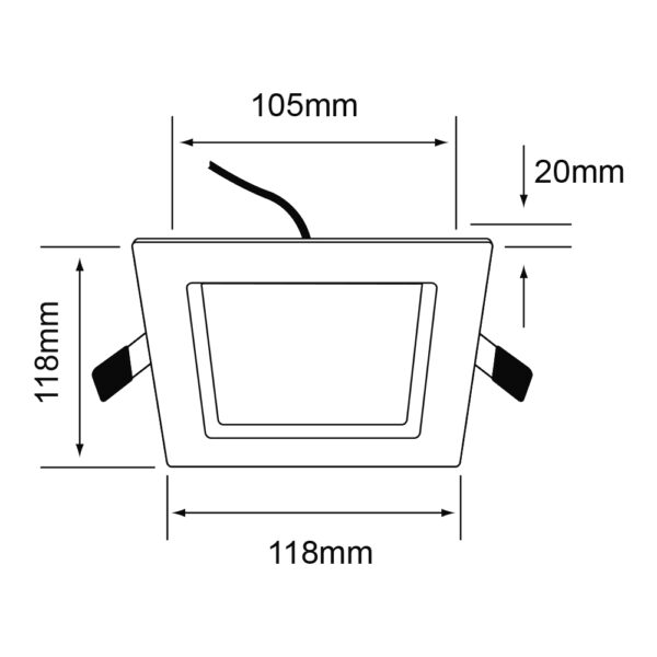 Lampara Panel Led 6w - Imagen 5